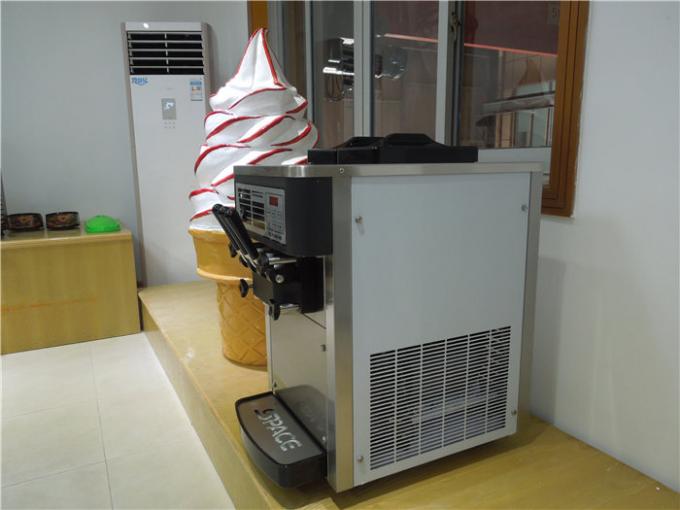 単一の味のカウンタートップのソフト クリーム機械、柔らかいサーブのアイス クリーム装置