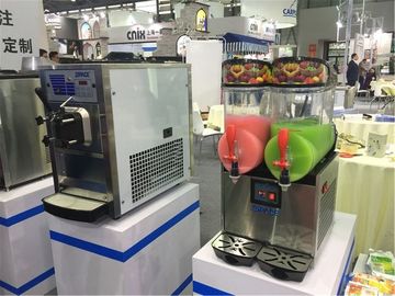 2 Bowl Slush Machine Commercial Frozen Drink Maker CE Approved