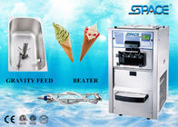Full Stainless Steel Commercial Ice Cream Making Machine 2+1 Mixed Flavors